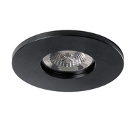 Oprawa podtynkowa czarna z podwyższoną klasą szczelności KANT R IP44 BK AZZARDO AZ6046