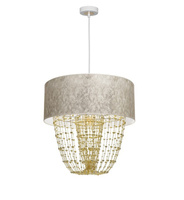 Lampa wisząca ALMERIA WHITE/GOLD Milagro MLP6447