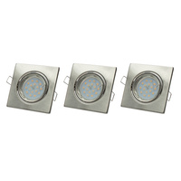 ZESTAW OCZEK KWADRATOWYCH 3x5W GU10 EKZ2697