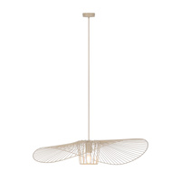 Beżowa, druciana lampa wisząca KAPELUSZ Kaja Lighting KP-21 MINI BEŻ