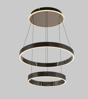 Lampa wisząca podwójna MARLING czarny chrom Aviano Lighting 6072-305