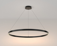 Lampa wisząca RIM LED pojedyncza 100cm czarna Maytoni MOD058PL-L54B3K