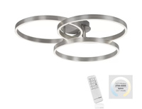 Lampa sufitowa PAAN LED 75cm okręgi podświetlenie sufitu Paul Neuhaus 6233-55 sterowana pilotem