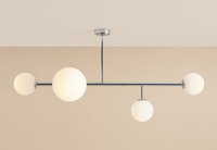 Lampa sufitowa DIONE 4 CHROME Aldex  1092PL_L4