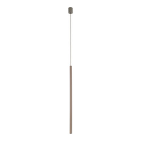 Lampa wisząca cienka ryflowana tuba 75cm FERRO NEW BROWN 750 1xG9 Tk Lighting 11426
