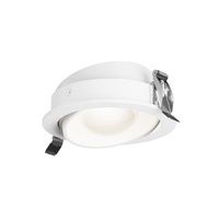 Lampa wbudowana oczko ruchome białe Lens IP44 LED 3000K  Maytoni DL105-12W3K-W