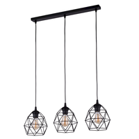 GALAXY BLACK LAMPA WISZĄCA 3 LISTWA TK Lighting 3191