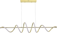 Złota lampa wisząca spirala 120cm ESERO LED 4000K Zuma Line MS902-GD
