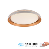 Okrągła lampa sufitowa 43cm z funkcją SwitchMo SATI LED 3000K Just LIght 14368-60