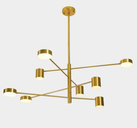 Lampa wisząca REMDAL LED Italux PND-16374-8-COP-3K