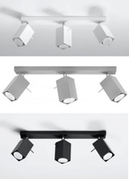 Lampa sufitowa, oprawa potrójna MERIDA Sollux Lighting SL.0097 SL.0101 SL.0457 - kolor do wyboru
