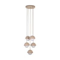 Lampa wisząca pięć zwisów na kole BONO SABIA 5XG9 Tk Lighting 10966