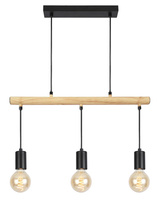IZZY LAMPA WISZĄCA 3X60W E27 CZARNY Candellux 33-78063