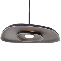 Lampa wisząca czarno-szara z filcu Deux LED 3000K Maxlight P0560