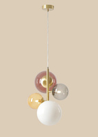 Lampa wisząca BLOOM 4 MULTICOLOUR  Aldex 1111L40