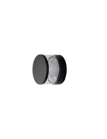 Mały kinkiet ogrodowy o średnicy 12cm SILL WALL IP54 3000K BK AZZARDO AZ5845