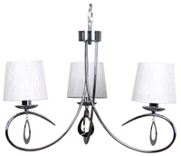 ARNIKA LAMPA WISZĄCA 3X40W E14 CHROM / BIAŁY Candellux 33-21663