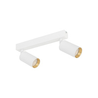 Podwójna biała oprawa oświetleniowa ruchome tuby AMIS WHITE 2xGU10 Tk Lighting 10795