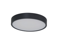 Plafon czarny 30cm z czujnikiem ruchu PANDINO 30 CCT SWITCH SENSOR IP44 BK AZZARDO AZ6590