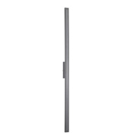 Szary pionowy kinkiet elewacyjny 121cm podświetlający ściane LED 3000K LINEA M KINKIET IP65 Tk Lighting 18176
