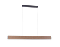 Lampa wisząca PALMA LED z elementem drewna Paul Neuhaus 2465-79 sterowana pilotem