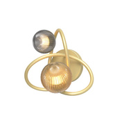 Kinkiet METZ 2 złoty Wofi Premium 4015-204