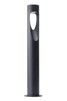 Ciemnoszary 60cm okrągły słupek ogrodowy VILAGIO 60 IP65 4000K DGR Azzardo AZ7137