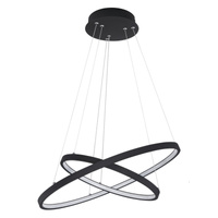 Lampa wisząca RALPH BLACK LED Globo 67192-42B