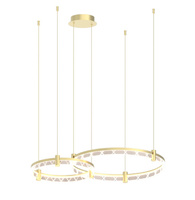 Lampa wisząca ELEGANCE 72W LED dwa okręgi Milagro ML0997