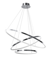 Lampa wisząca chrom ROTONDA LED 93W Milagro ML7946
