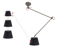 Lampa wisząca ADAM S AZzardo MD2299-S abażur od 20cm do 30 cm - kolor do wyboru