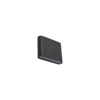 Kinkiet płaski elewacyjny czarny 11x9cm światło góra dół LED 3000K SEMI LED S Nowodvorski 11363
