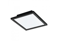 Lampa sufitowa czarna SALOBRENA-Z LED Eglo 900049 sterowana pilotem funkcja smart