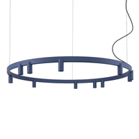 Lampa wisząca pierścień z tubami o średnicy 116cm 17xGU10 R35 i LED zintegrowany FOURTY ROUND LED Nowodvorski 12286