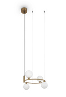 Lampa wisząca RING Maytoni mosiądz MOD013PL-04BS1