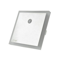 Oprawa schodowa srebrna EVO z czujnikiem ruchu 12V Milagro EKS1030 EKS1480 EKS0996 barwa światła do wyboru