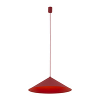 Lampa wisząca burgudnowy stożek o średnicy 50cm LUME L BURGUND 1XGX53 Tk Lighting 11697