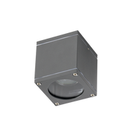 Oprawa sufitowa zewnętrzna JOE SQUARE DGR szara IP54 AZZARDO AZ3323