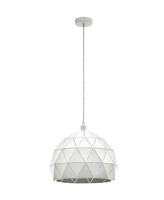 Lampa wisząca metalowa biała ROCCAFORTE Eglo 97855