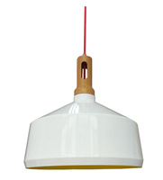 ROBINSON LAMPA WISZĄCA 36 1X60W E27 BIAŁY / WNĘTRZE ŻÓŁTE Candellux 31-37688