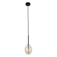Lampa wisząca koniakowy szklany klosz PEARL COGNAC 1XG9 1xG9 Tk Lighting 10831