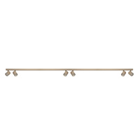 Listwa sufitowa 200cm w kolorze beżowym z ruchomymi reflektorami EXO 6 LINE 200 BEIGE AZZARDO AZ6658