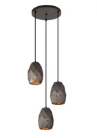 Lampa wisząca HARLEY Italux MDM-3480/3A GR+GD