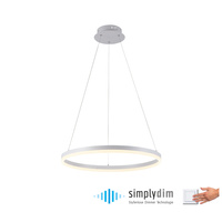 Lampa wisząca biały ring 60cm TITUS LED 3000K Paul Neuhaus 2382-16