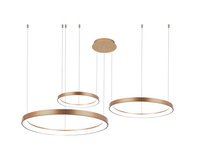 Lampa wisząca AGNES złota LED AZzardo AZ5026 sterowana pilotem