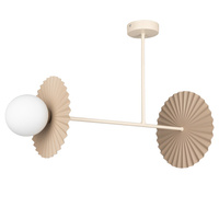 Lampa wisząca Bloom 2xG9 Beż-Taupe Milagro MLP0298