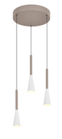 Lampa wisząca trójka okrągła Trompto kaszmirowa Aviano Lighting 5050-324