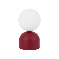 Lampka nocna w kolorze burgundowym 1XG9 MIKI BURGUND Tk Lighting 16216