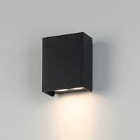 Kinkiet elewacyjny LED jednokierunkowy Monto Italux OWL-24972-1-BK