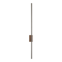 Cienki pionowy kinkiet 108cm w odcieniu brązu podświetlający ściane FLASH NEW BROWN WOOD L 1 LED Tk Lighting 11405